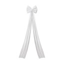 Laço decorativo de Natal grande 200 x 40 cm Laço decorativo para portas e fachadas Acessório festivo de Natal para decoração de inverno 3