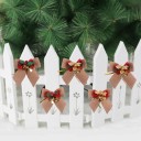 Laços de Natal Decorativos 12 pcs 4