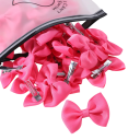 Laços para o cabelo 10 pcs Clips com laço Acessórios de cabelo elegantes Laços coloridos para penteados Clips estilosos para raparigas e mulheres 4