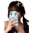 Laços para o cabelo 8 pcs Clips 4 x 4 cm Acessórios de cabelo adoráveis Pequenos laços em clip Adornos elegantes para o cabelo Penteado estiloso para raparigas 3