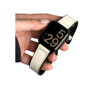 Läder silikonrem 42 mm för Apple Watch S10 Elegant tvåskiktsdesign med klassisk metallspänne Hållbar rem för bekväm användning 9