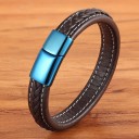 Läderarmband för män H264 4