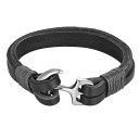 Läderarmband med ankare 4