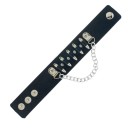 Läderarmband med kulor 2