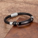 Läderarmband med natursten 11