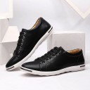 Lädersneakers för män 4
