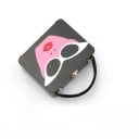 Ladies' Acrylic Briefcase Handbag for Hand or Shoulder Carry Face Print Motif Removable Strap Metal Fastening 19 x 15 x 7.5 cm 3