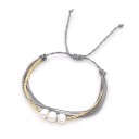 Ladies' Adjustable Bracelet with Beads H176 5
