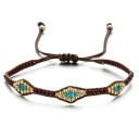 Ladies' Adjustable Bracelet with Beads H358 4