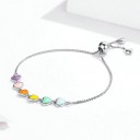 Ladies' Adjustable Bracelet with Hearts H83 4