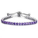 Ladies' Adjustable Bracelet with Stones H120 3