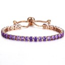 Ladies' Adjustable Bracelet with Stones H120 6