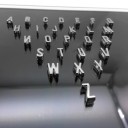 Ladies' Alphabet Letter Necklace D397 5