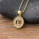 Ladies' Alphabet Letter Necklace G756 5