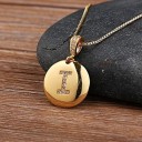 Ladies' Alphabet Letter Necklace 9