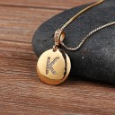 Ladies' Alphabet Letter Necklace 11