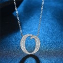 Ladies' Alphabet Letter Necklace M37 15