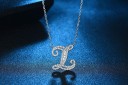 Ladies' Alphabet Letter Necklace M37 26