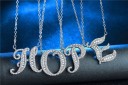 Ladies' Alphabet Letter Necklace M37 33