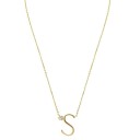 Ladies' Alphabet Letter Necklace M84 19