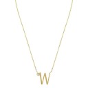 Ladies' Alphabet Letter Necklace M84 23