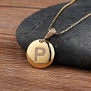 Ladies' Alphabet Letter Necklace 16