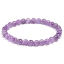 Ladies' Amethyst Beaded Bracelet 1