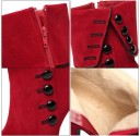 Ladies' Ankle Boots with Buttons J1101 5