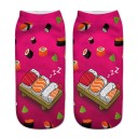 Ladies' Ankle Socks - Food 1