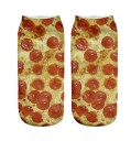 Ladies' Ankle Socks - Pizza 2