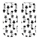 Ladies' Ankle Socks with Cats A665 5