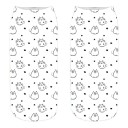 Ladies' Ankle Socks with Cats A665 6