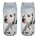 Ladies' Ankle Socks with Dog A667 15