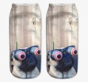 Ladies' Ankle Socks with Dogs 5