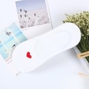 Ladies' Ankle Socks with Heart - 5 Pairs 6