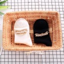 Ladies' Ankle Socks with Pearls A670 19