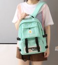 Ladies' Backpack with Transparent Pocket 3