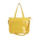 Ladies' Bag with Transparent Front Pocket Zip Closure Two Handles and Long Shoulder Strap Canvas and Nylon 37 x 28.5 x 8 cm 8