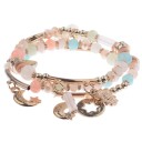 Ladies' Beaded Bracelet 3 pcs H677 4