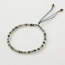 Ladies' Beaded Bracelet Made of Agate 2