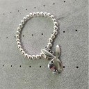Ladies' Beaded Bracelet with Charm H566 8