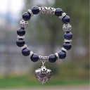 Ladies' Beaded Bracelet with Heart 15
