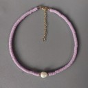 Ladies' Beaded Necklace with Pearl G822 7