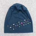 Ladies' Beanie with Gems 3