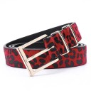 Ladies' Belt with Leopard Print 6