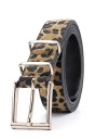Ladies' Belt with Leopard Print 8