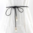 Ladies' Belt with Pearl 11