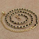 Ladies' Belt with Pearls 2