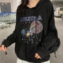 Ladies' Black Arizona Hoodie 1