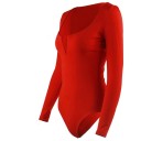 Ladies' Bodysuit with Deep Neckline B751 8